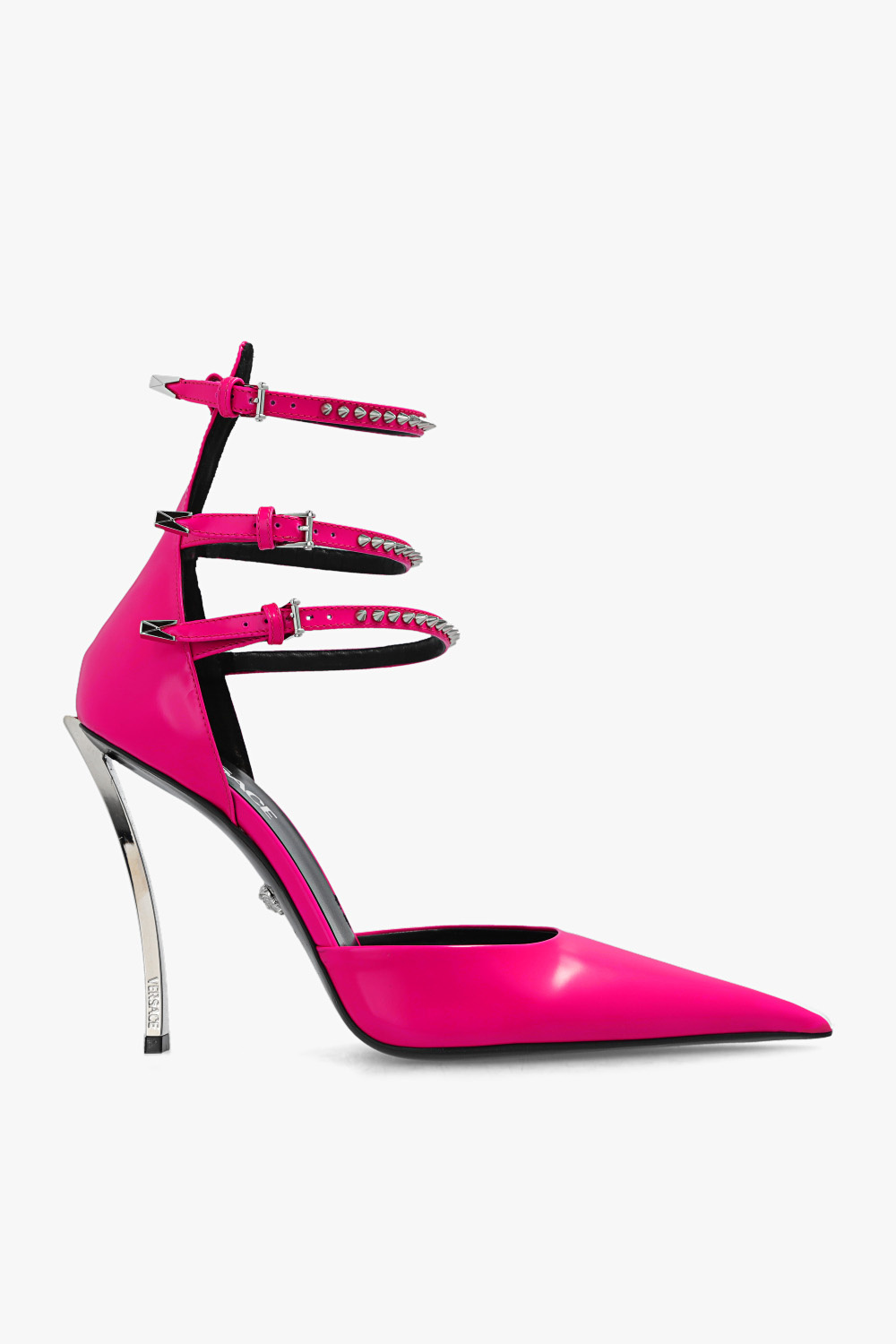 Pink Leather pumps Versace IetpShops Benin axel arigato